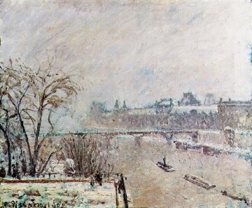 El Sena visto desde el Pont Neuf invierno 1902 Camille Pissarro Pinturas al óleo
